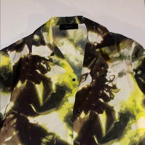 Amiri Tie-Dye Button-Up Shirt